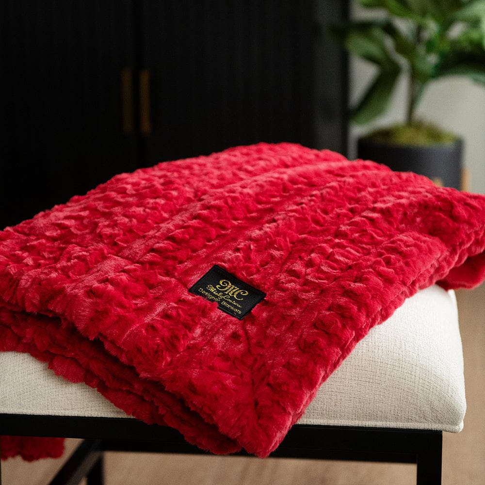 Glossy Ultra Sorbet Red Blanket - Image 5