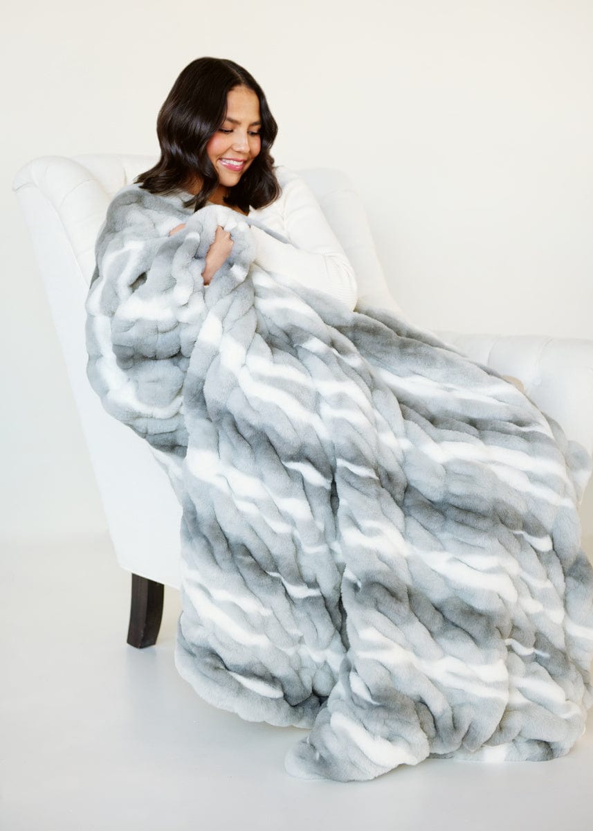 Hugs Swirl Licorice Blanket
