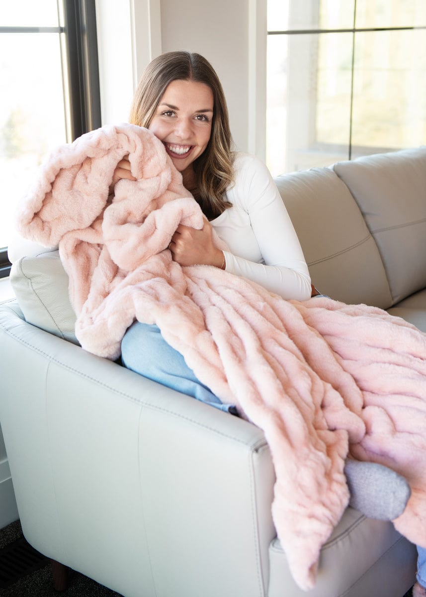 Hugs Peach Whip Blanket - Image 4