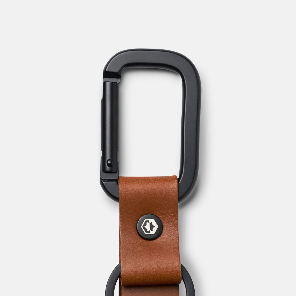Everyday Keychain - Tobacco Brown Leather - Image 3