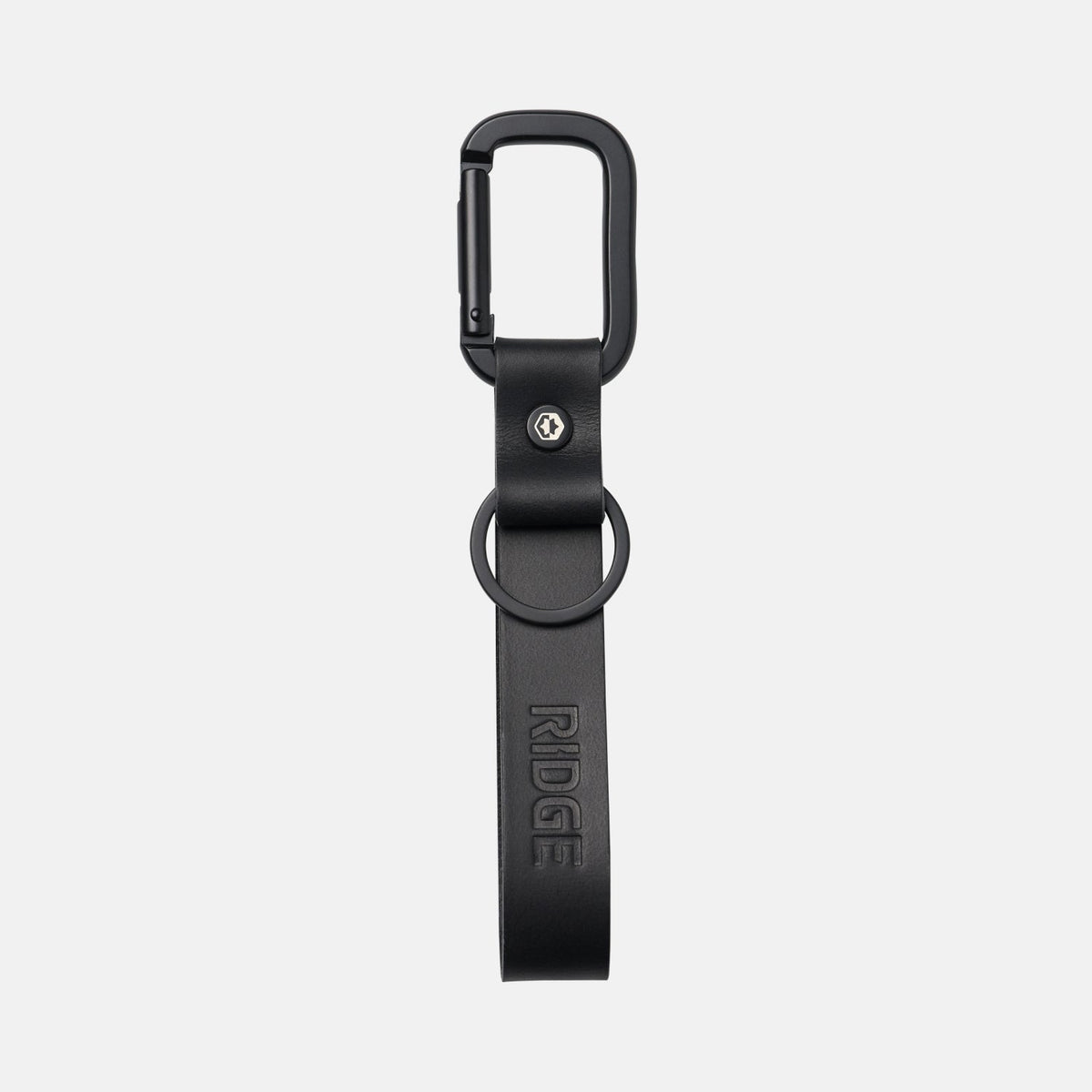 Everyday Keychain - Midnight Black Leather - Image 2