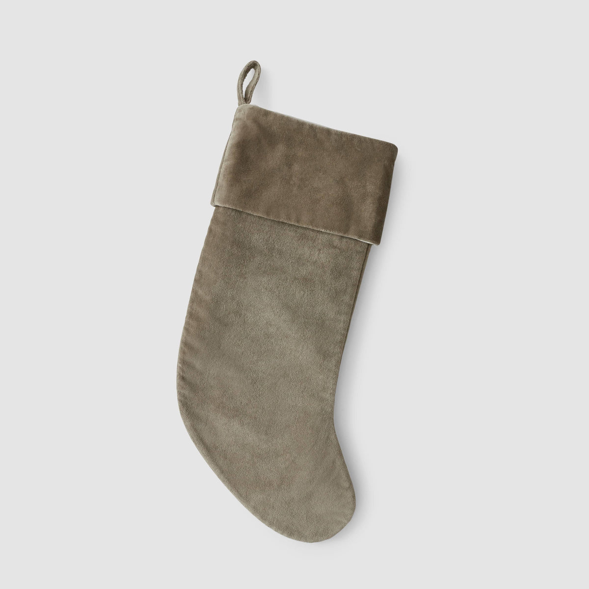 Naveta Velvet Stocking - Moss
