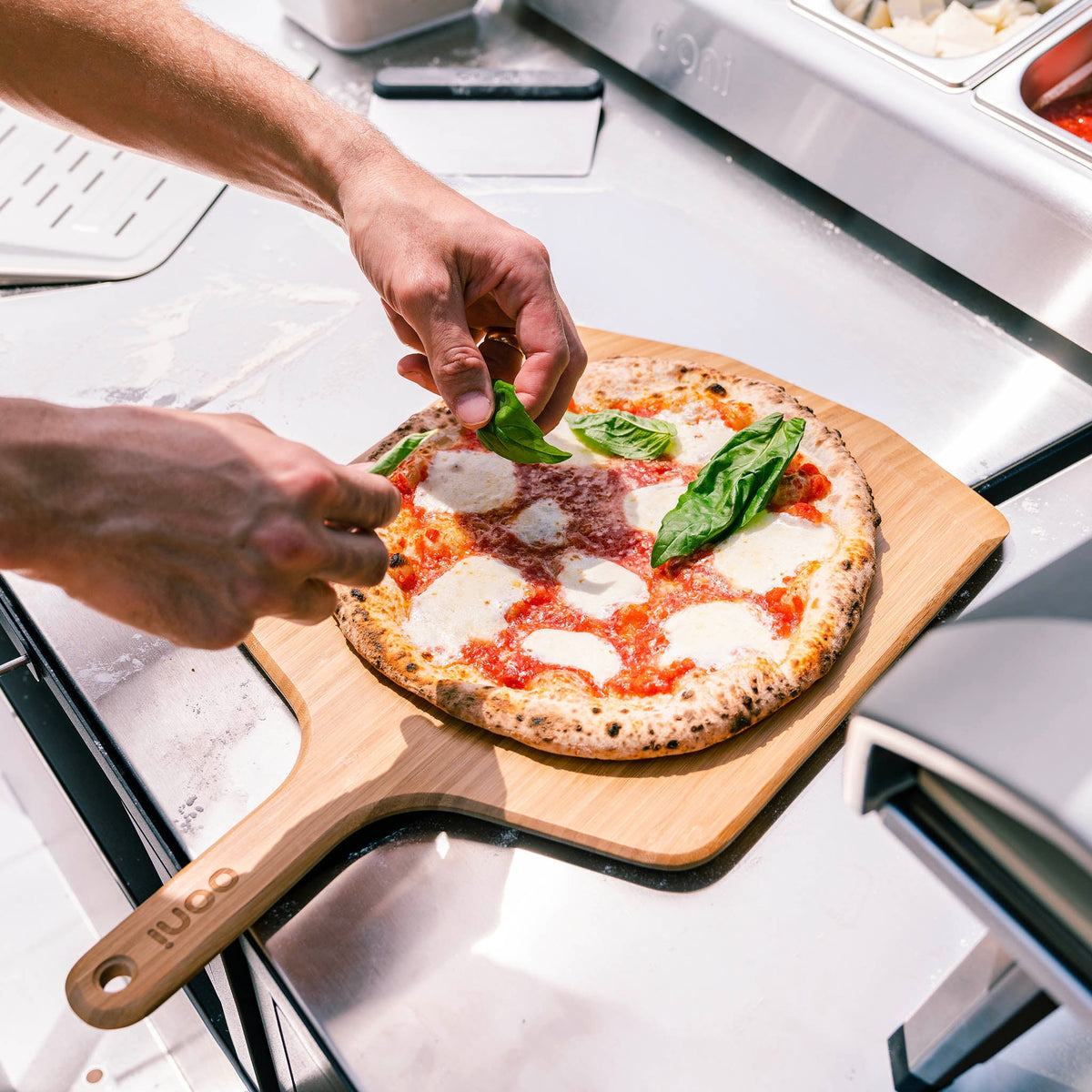 Ooni Bamboo Pizza Peel & Serving Board - Image 2