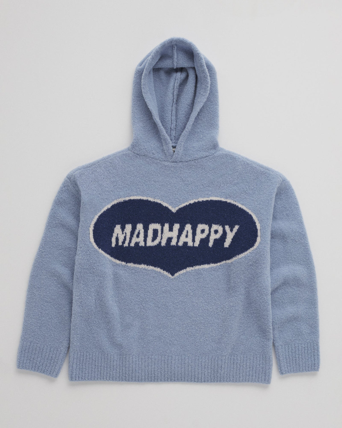 Heart Boucle Hoodie - mykonos