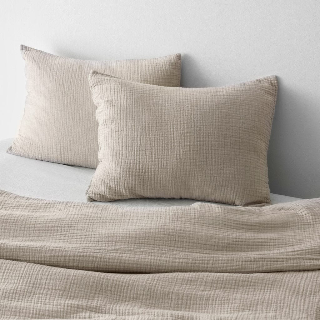 Organic Cotton Gauze Duvet Set - Tan