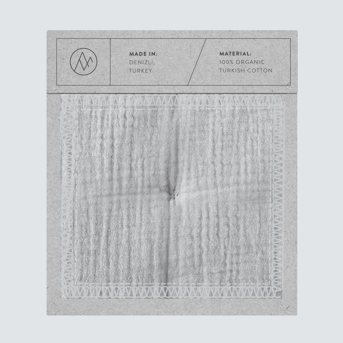Organic Cotton Gauze Quilt Swatches - Stone Grey