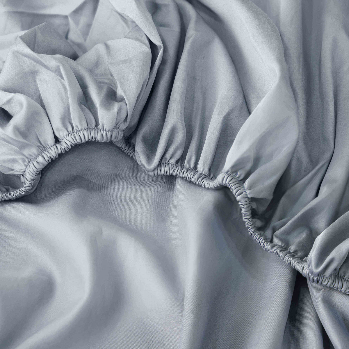 Sateen Fitted Sheet - Tidal