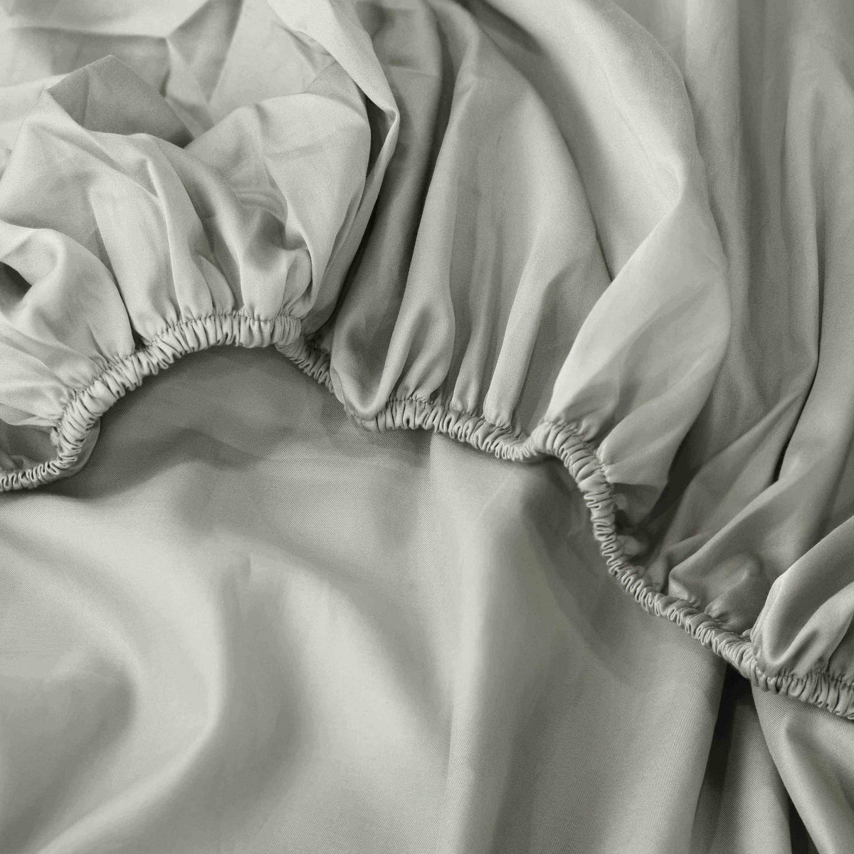 Sateen Fitted Sheet - Willow