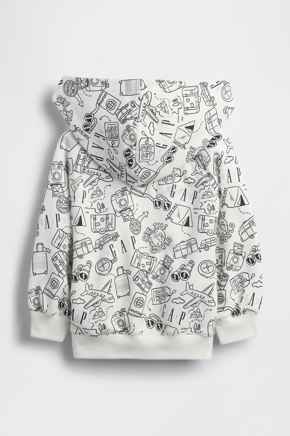 GAP X BÉIS Doodle Hoodie in Optic White - Image 2