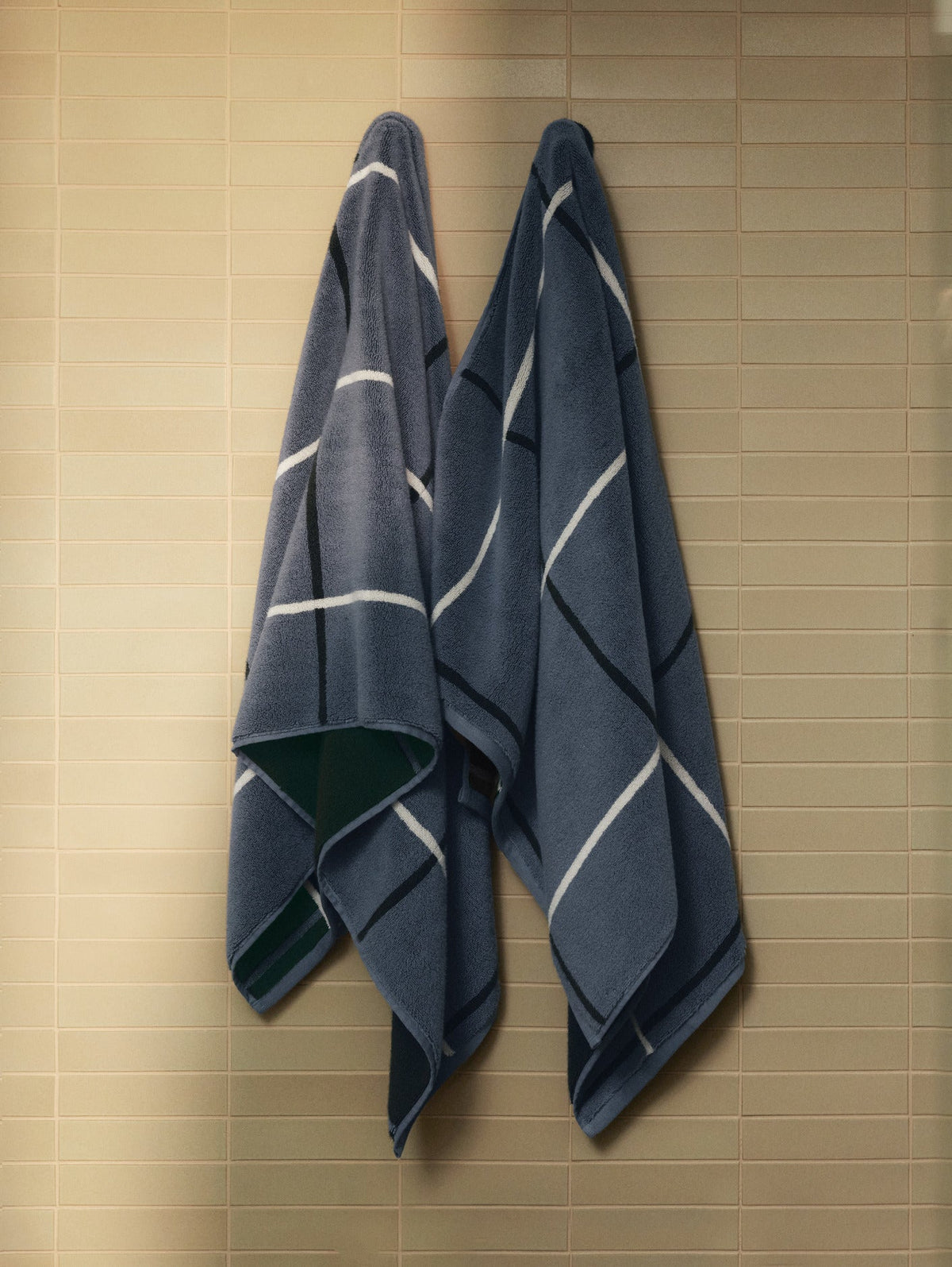 6+6 Organic Plush Bath Bundle - Dusk Windowpane - Image 5