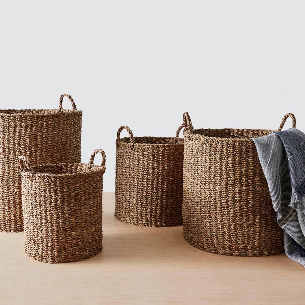 Padma Round Storage Basket - Set of 4 - S&M&L&O