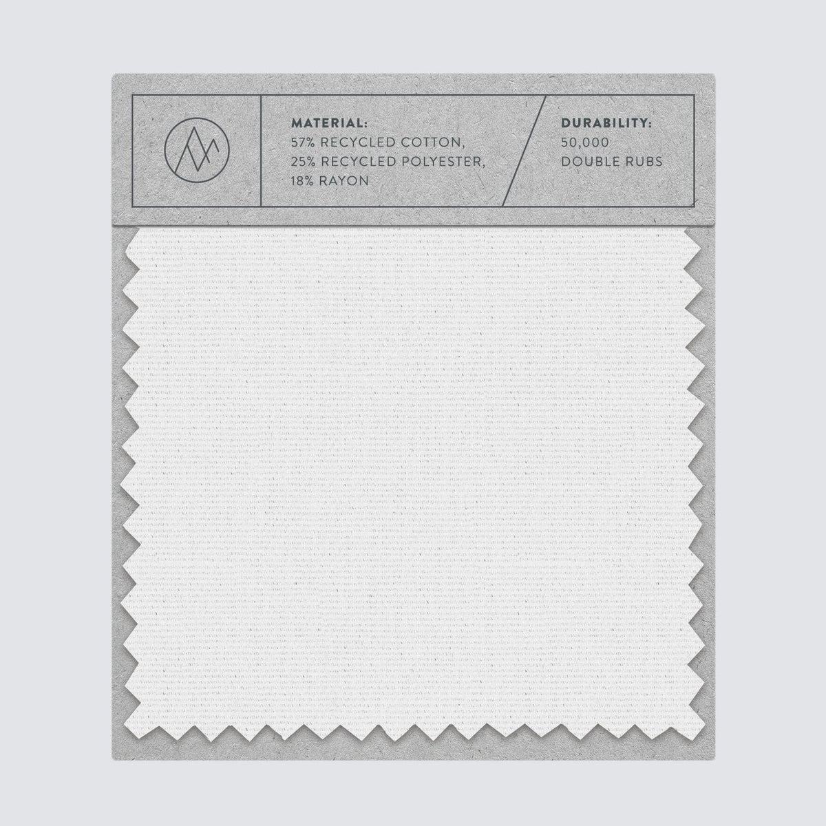 Performance Canvas Upholstery Swatch - Chalk