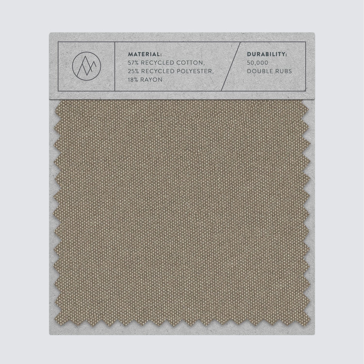 Performance Canvas Upholstery Swatch - Pewter