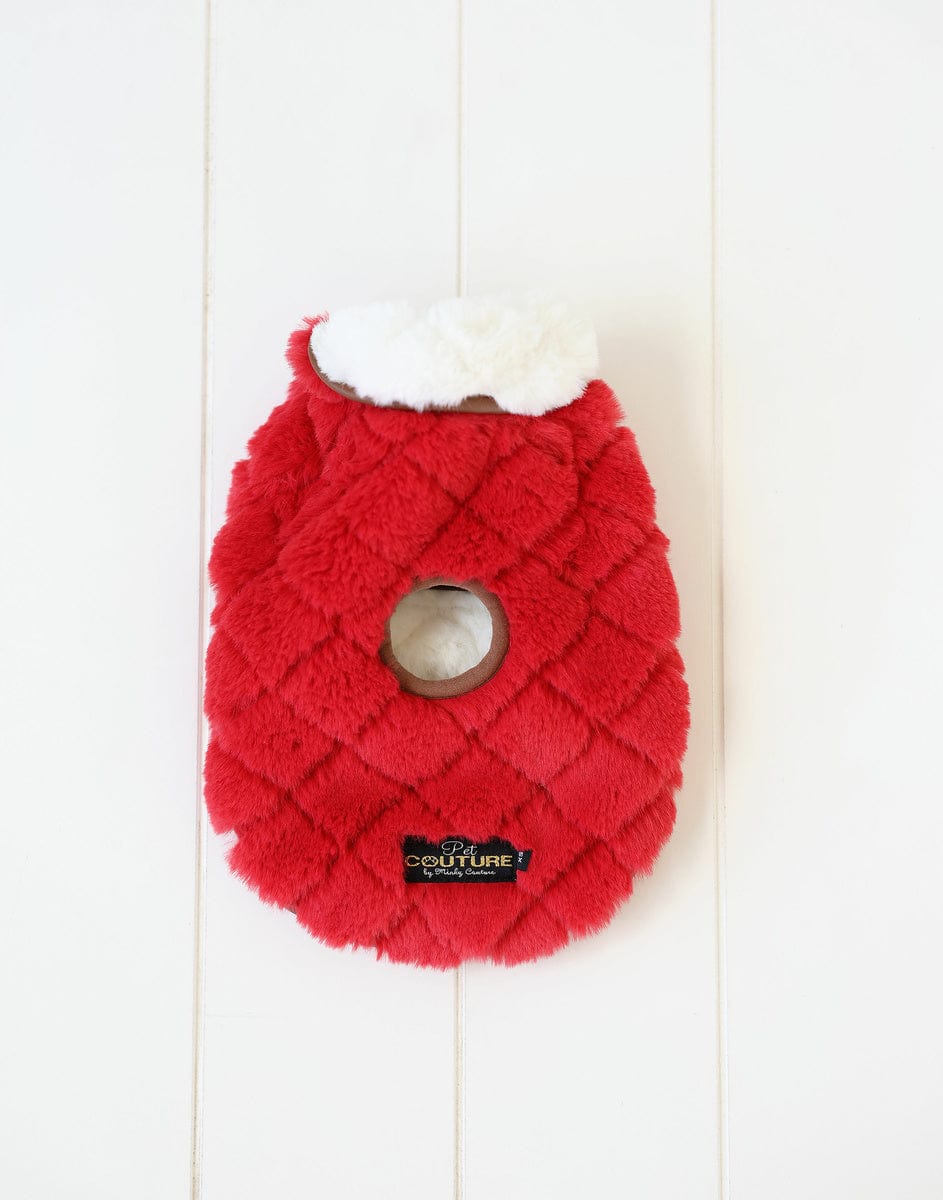 Pet Vest - Red/Cream - Image 4