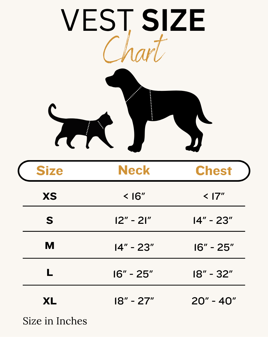 Pet Vest - Cream/Dark Brown - Image 7