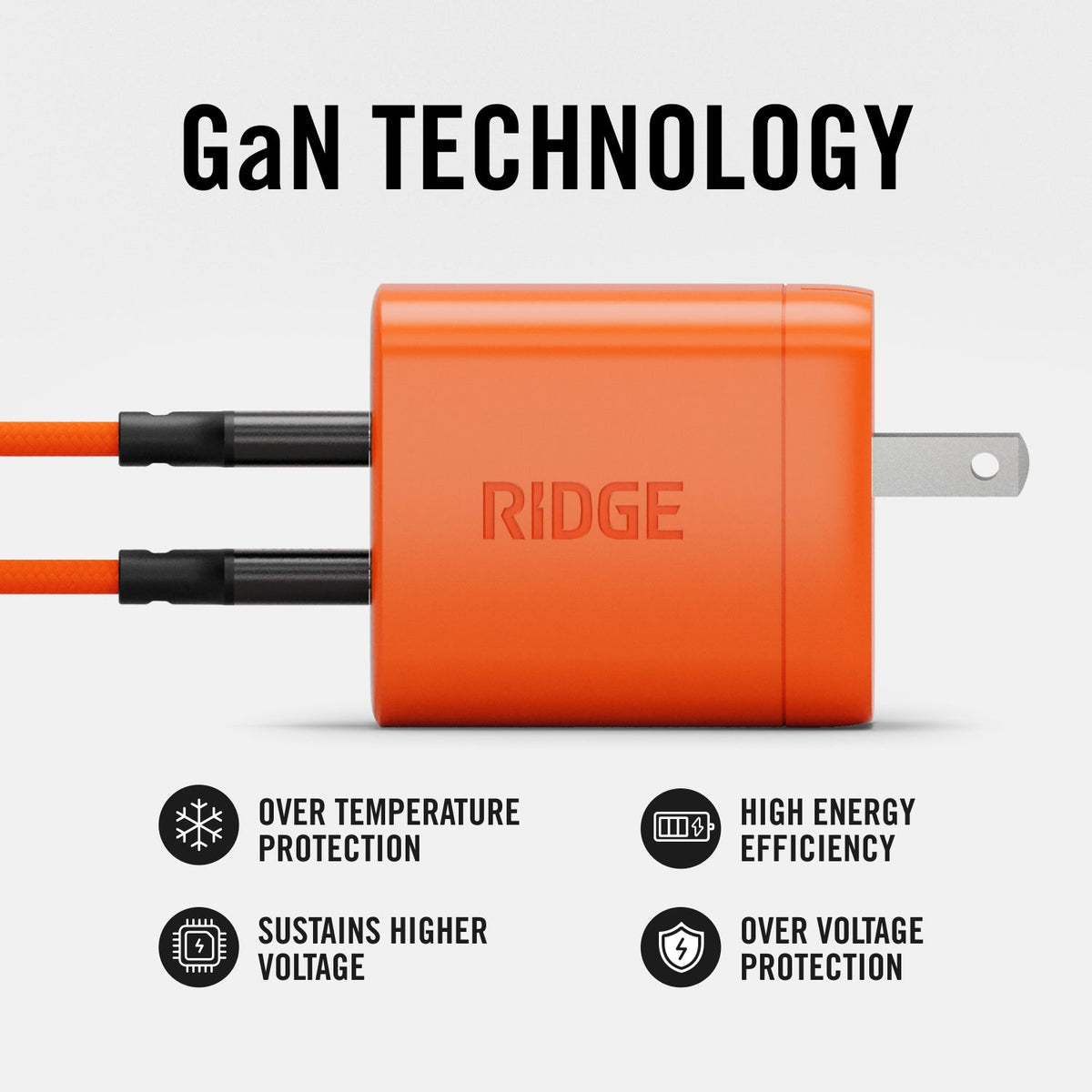 45W Power Adapter Kit - Basecamp Orange - Image 6
