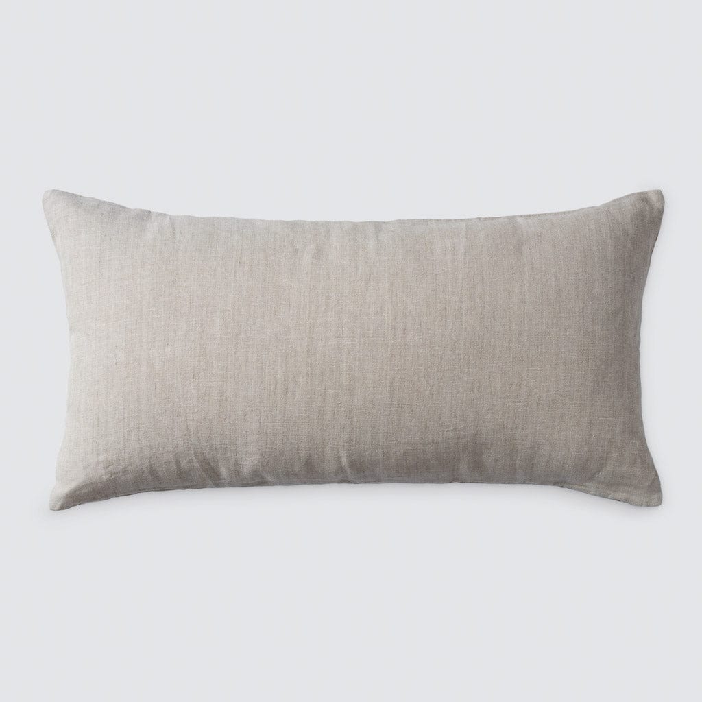 Prisha Linen Pillow - Flax / 14'' x 30''