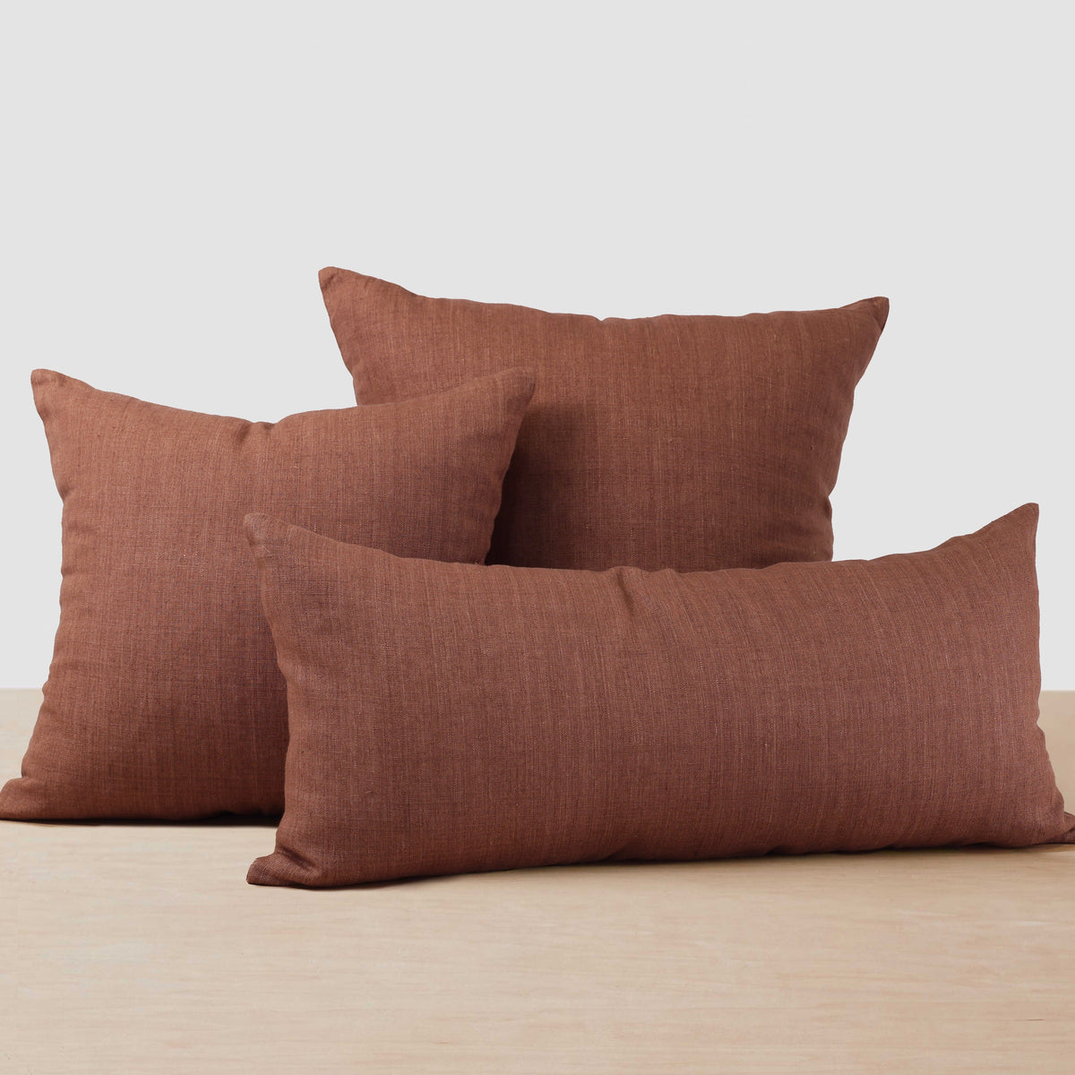 Prisha Linen Pillow - Mulberry