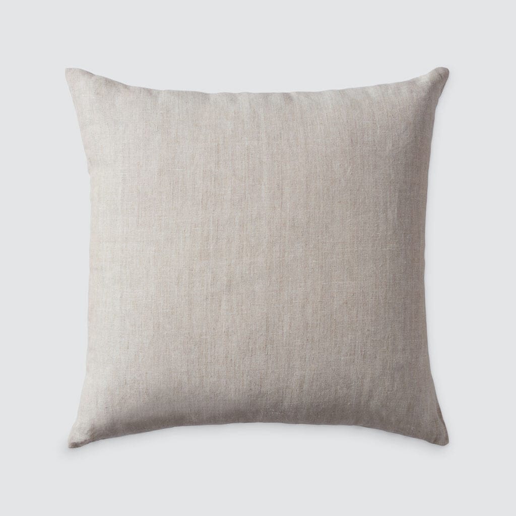 Prisha Linen Pillow - Flax / 24'' x 24''