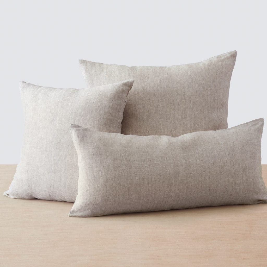 Prisha Linen Pillow - Flax / 20'' x 20''