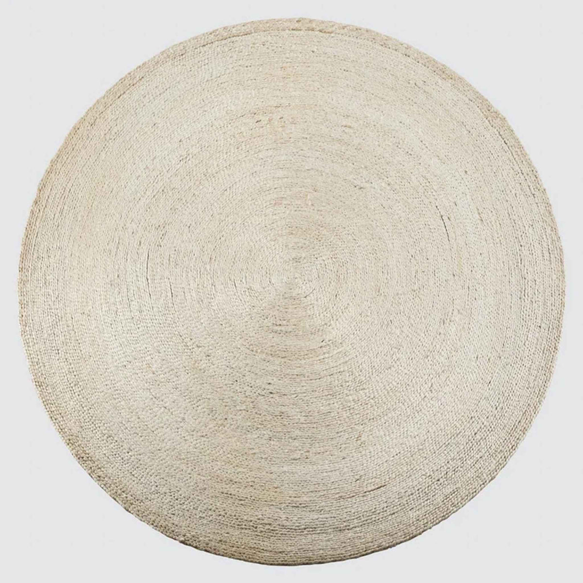 Rassi Handwoven Round Jute Area Rug - Light