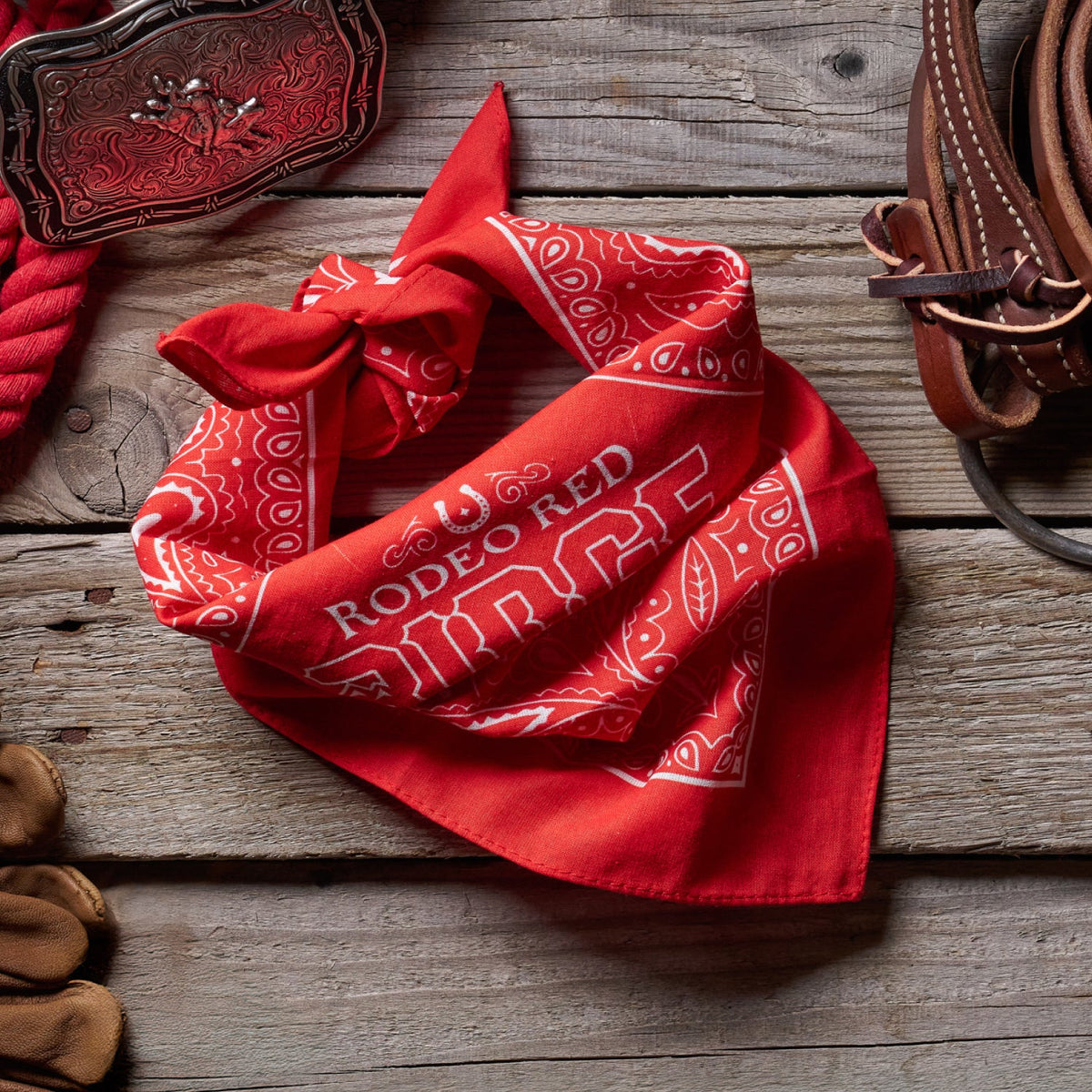 Ridge Bandana - Rodeo Red - Image 5