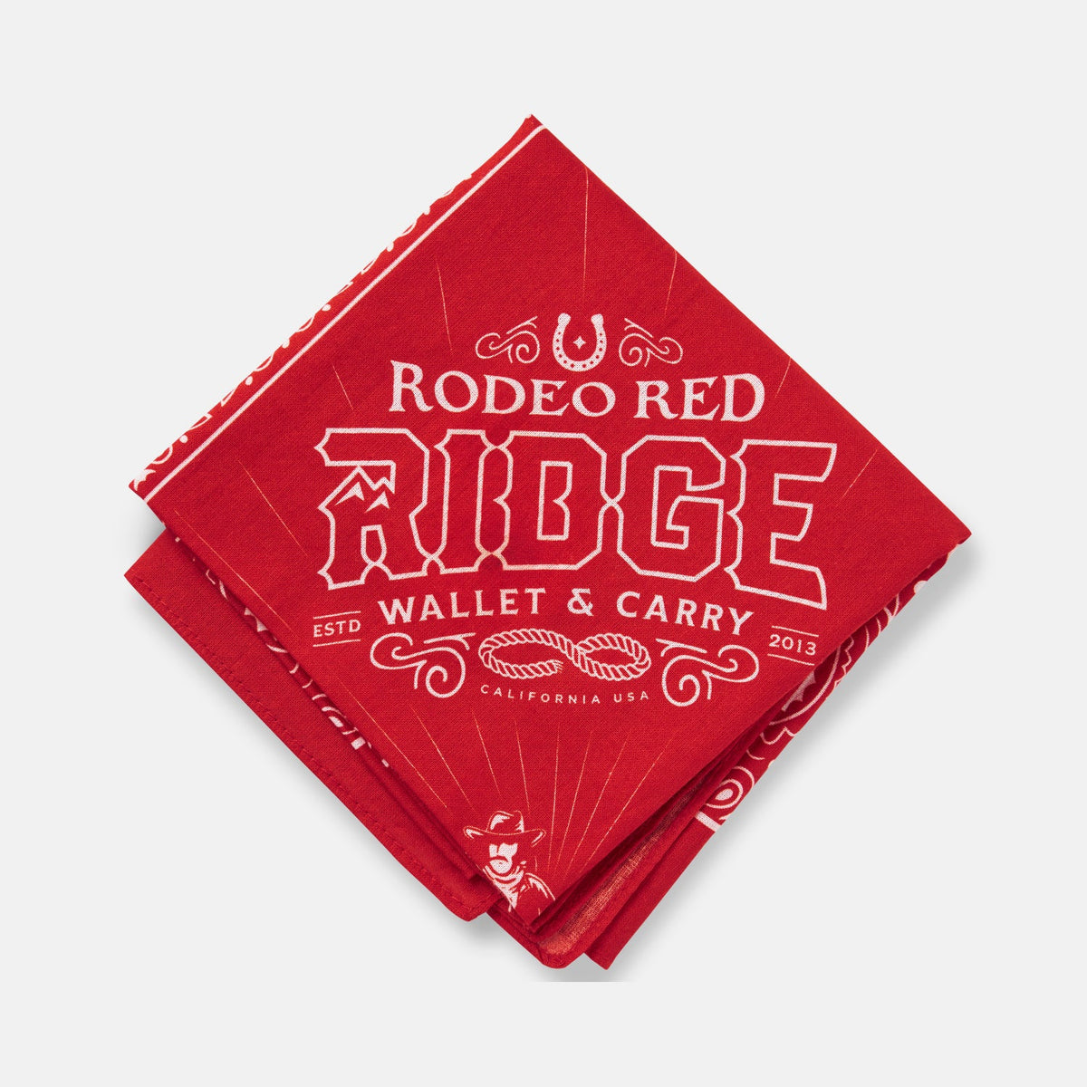 Ridge Bandana - Rodeo Red - Image 3