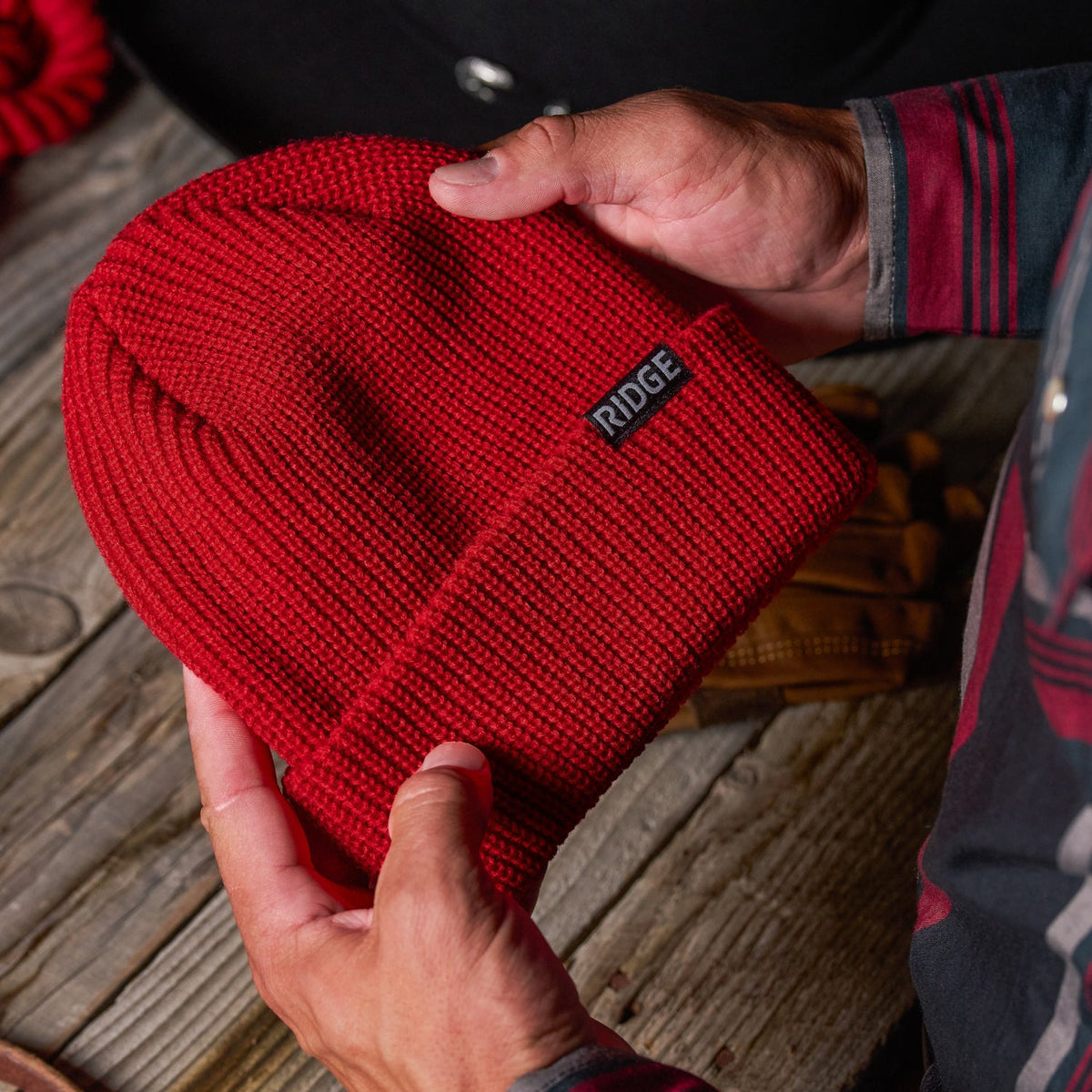 Classic Cuffed Beanie - Rodeo Red - Image 6