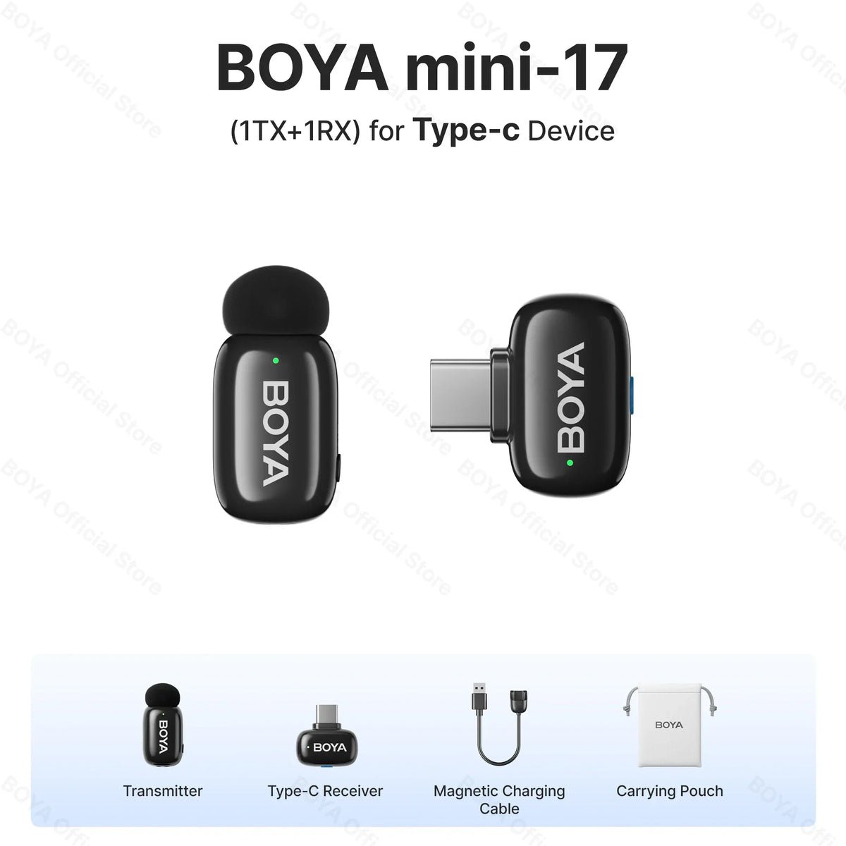 BOYA Mini Wireless Lavalier Lapel Microphone - Image 12