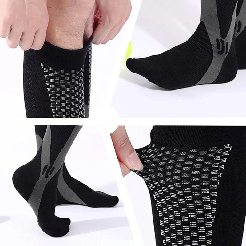 Long Sports & Travel Unisex Compression Socks - Image 5