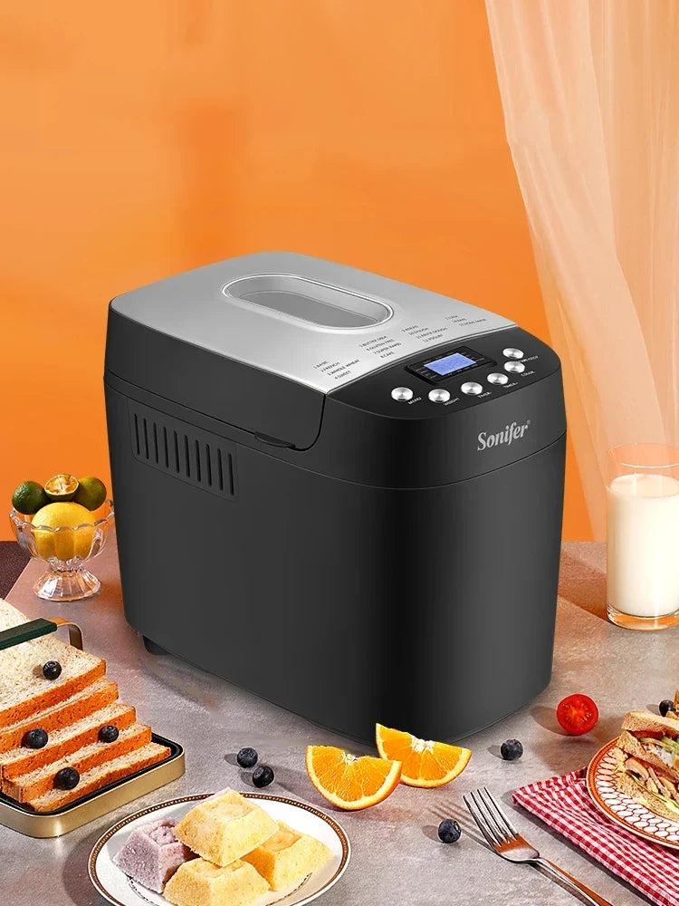 1.5kg Automatic Bread Machine 850w Programmable Bread Maker 15-hour Pre-set Timer Control Panel With Lcd Display - Image 17