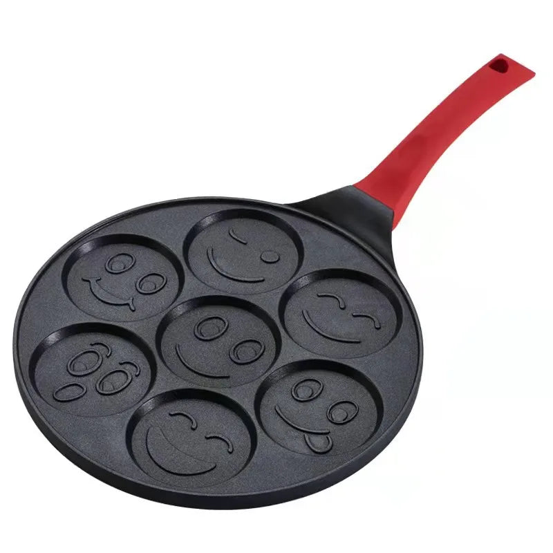 Seven-Hole Breakfast Nonstick Frying Pan - B2