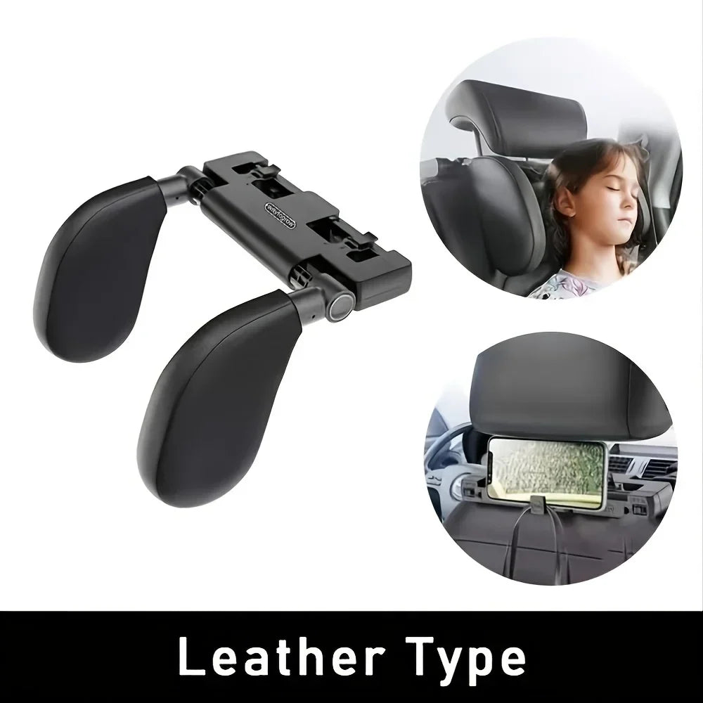 Car Seat Headrest Pillow - Leather
