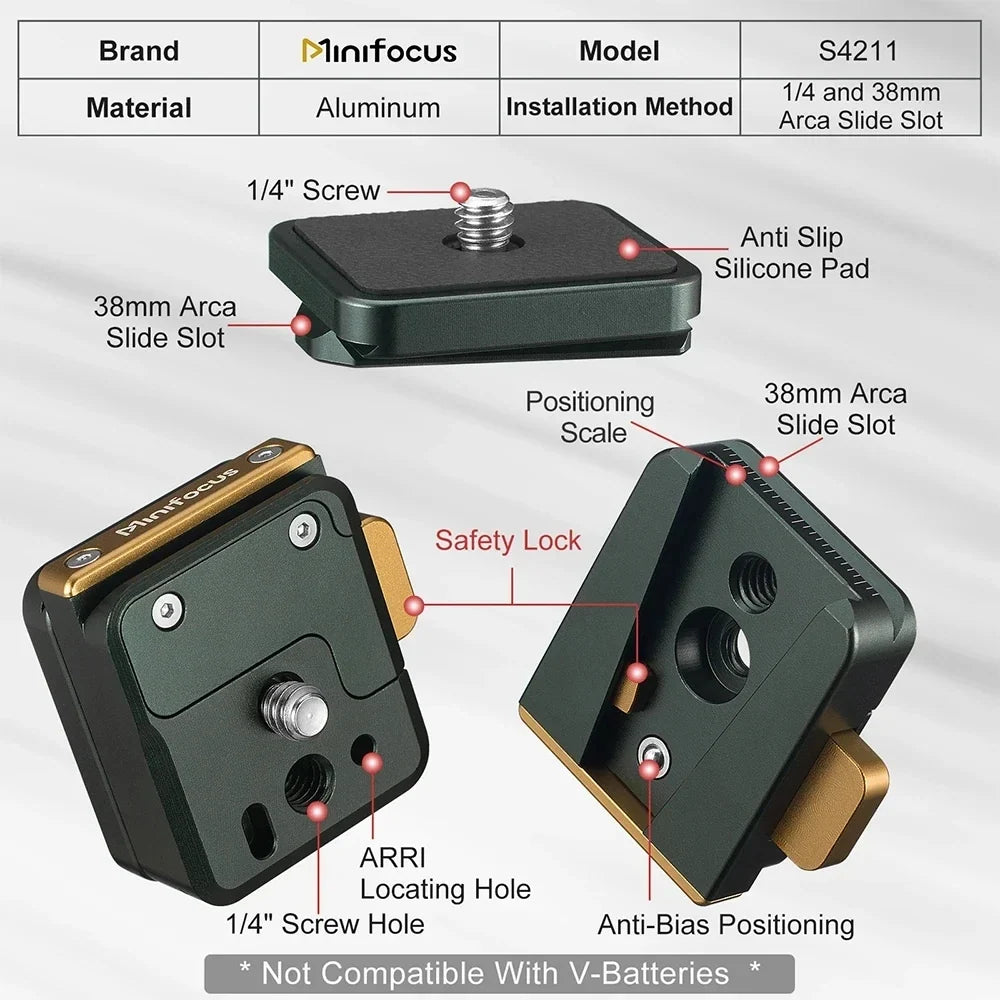 Camera Arca Swiss Quick Release Mount Lock - Image 5