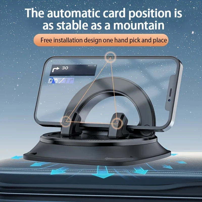 Adjustable Car Phone Holder with 360° Rotation - Image 4