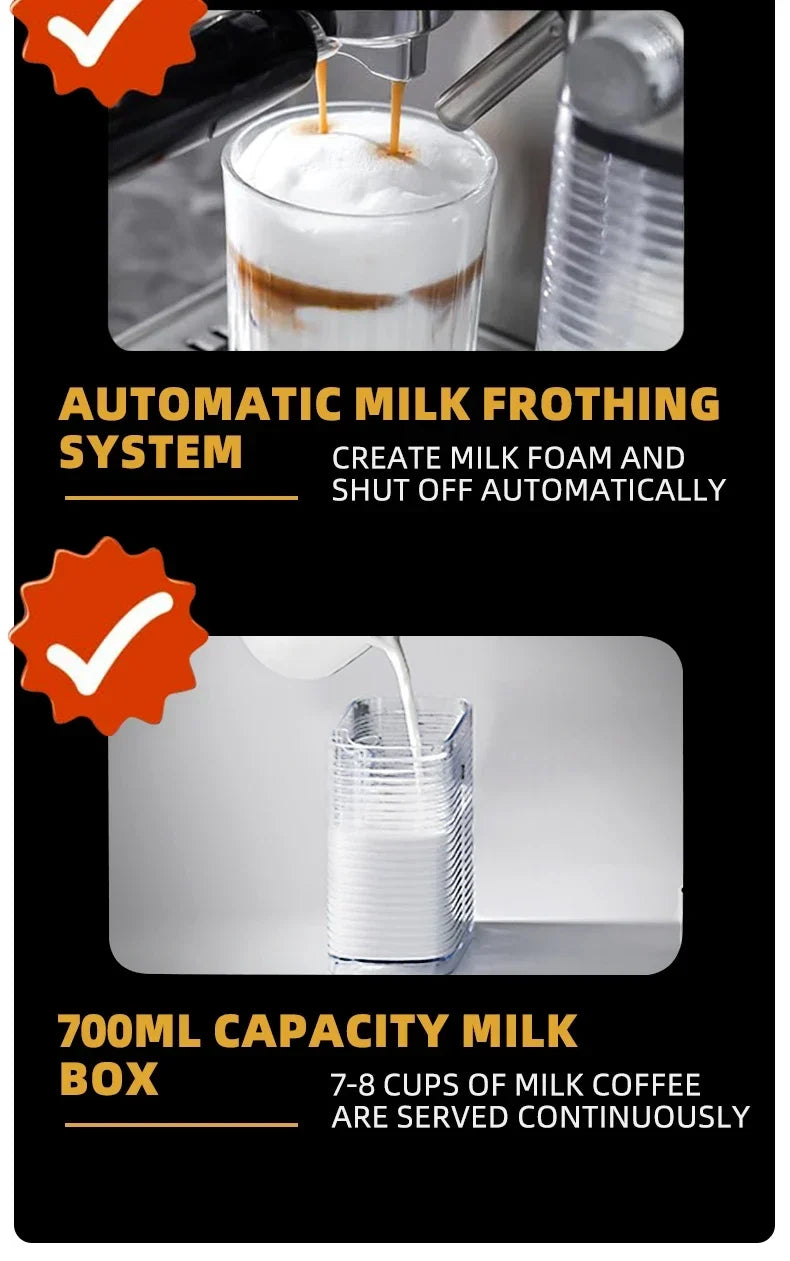 Cafelffe 3-in-1 Automatic Coffee Machine - Image 9