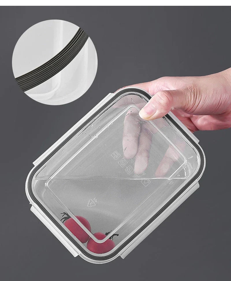 Multipurpose Refrigerator Storage Container with Drain Basket - Image 11