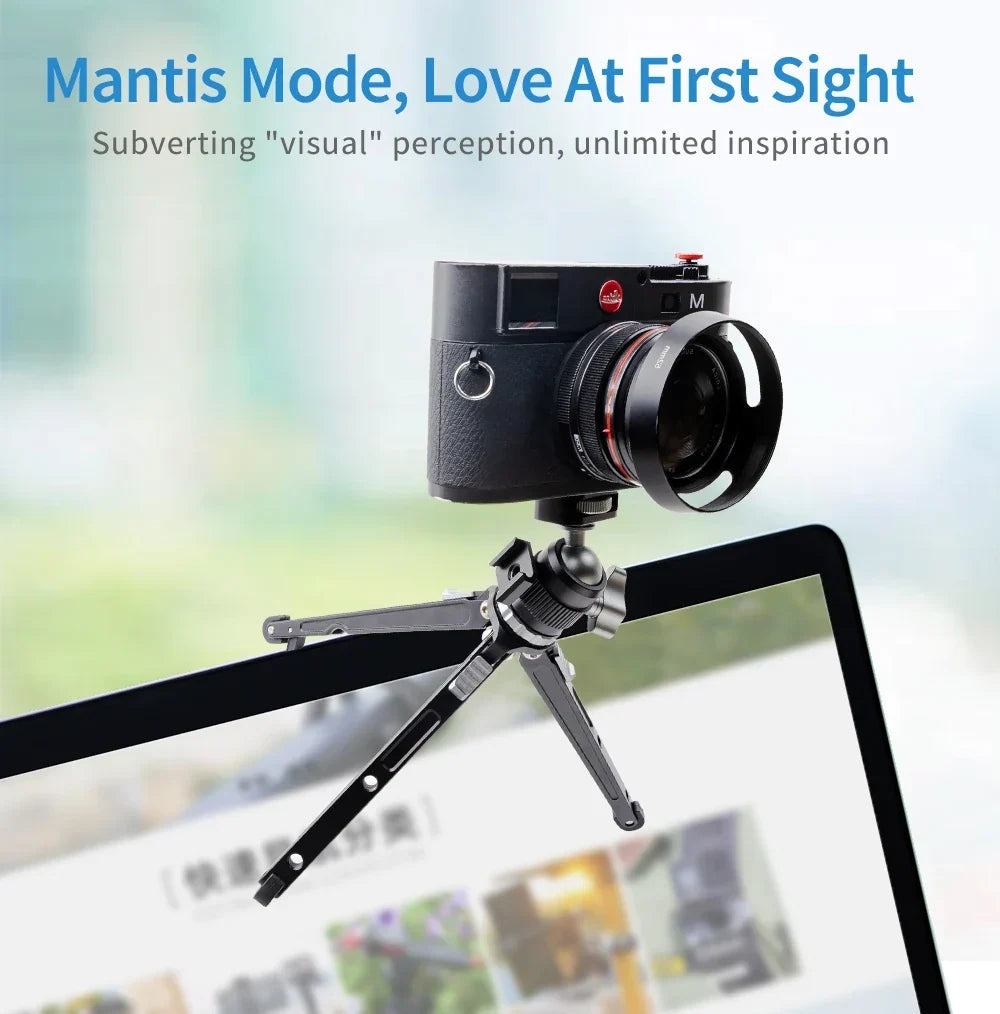 XILETU Vlogging Tripod Handheld Cold Shoe Head Camera & Phone Stand - Image 2