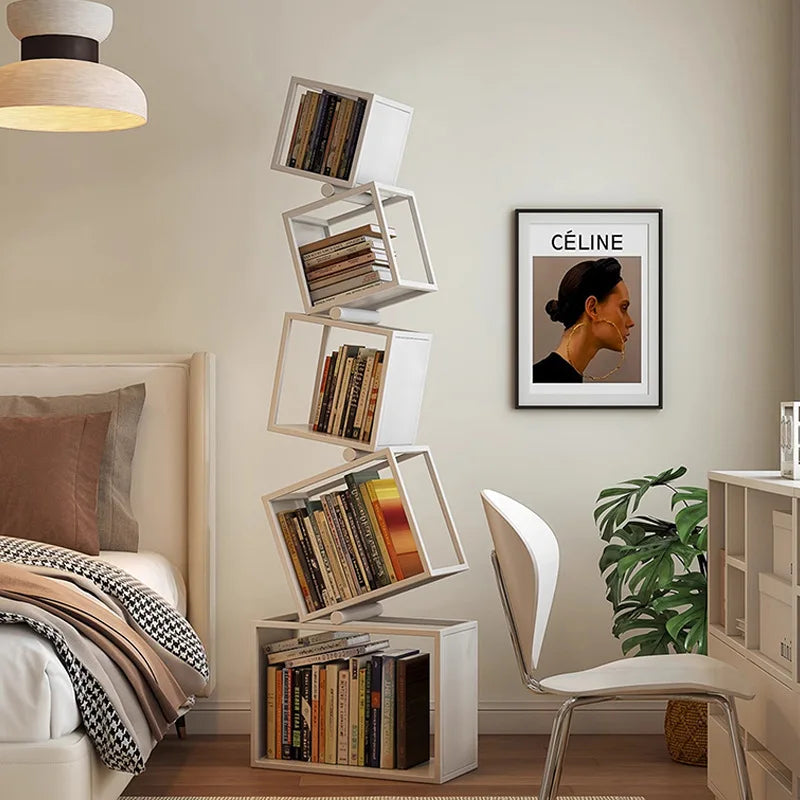 5-Layer Foldable Grid Bookshelf - Image 2