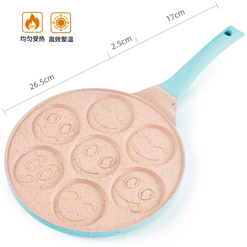 Seven-Hole Breakfast Nonstick Frying Pan - P3