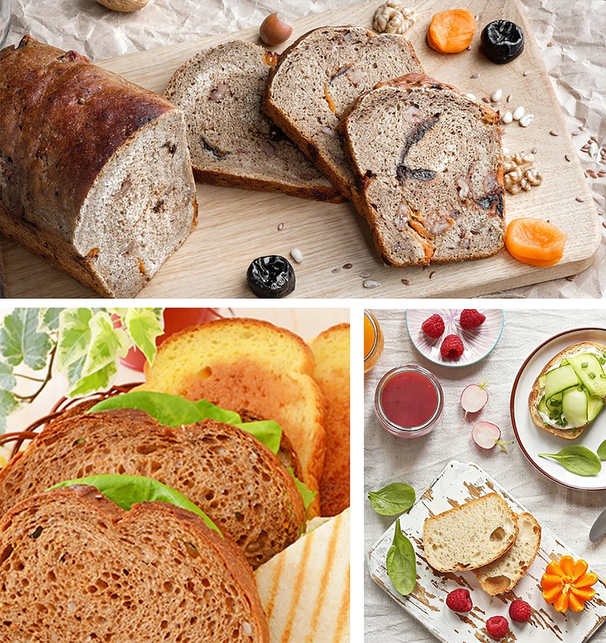 1.5kg Automatic Bread Machine 850w Programmable Bread Maker 15-hour Pre-set Timer Control Panel With Lcd Display - Image 15