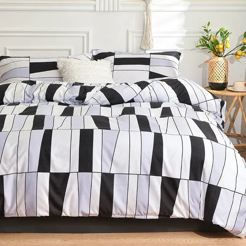 Black Marble Duvet Cover Set - Image 4