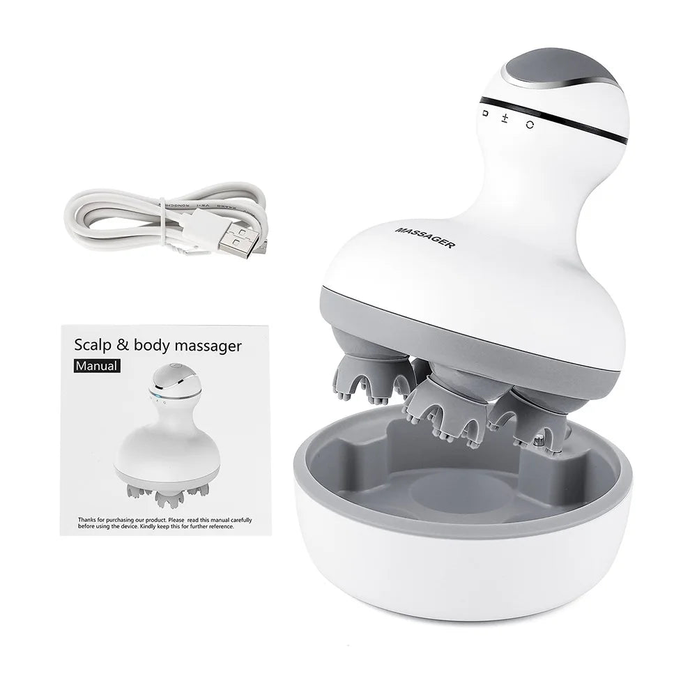 3D Waterproof Electric Head Massager - Image 26