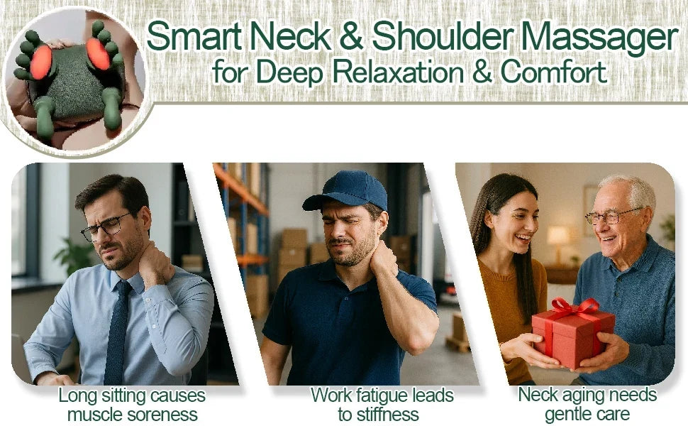 Electric Deep Kneading Neck Massager - Image 11
