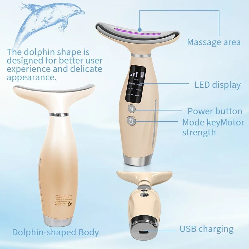 New EMS Micro-current Neck Face Beauty Device - Image 4