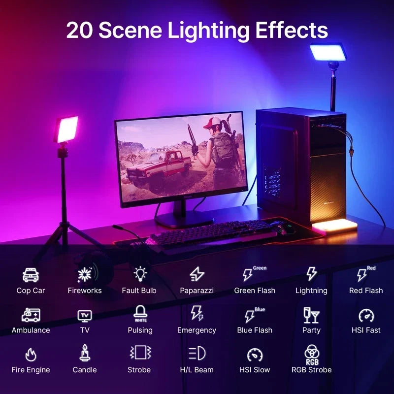 Ulanzi LT002 7" RGB Pocket Fill Light - Image 4