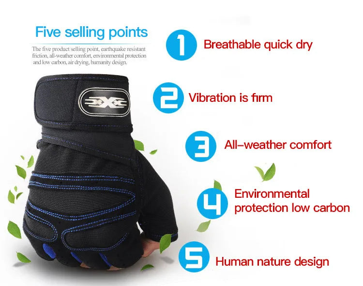 Weight Lifting Wristband Gloves - Image 11