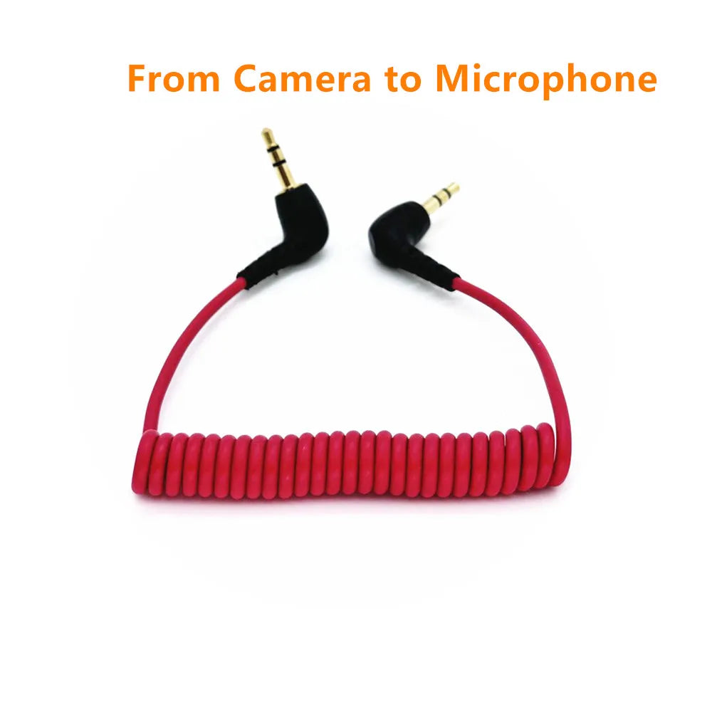 Cold Shoe Microphone Clamp Clip Shockproof Tripod Mount Adapter - SC2 Cable