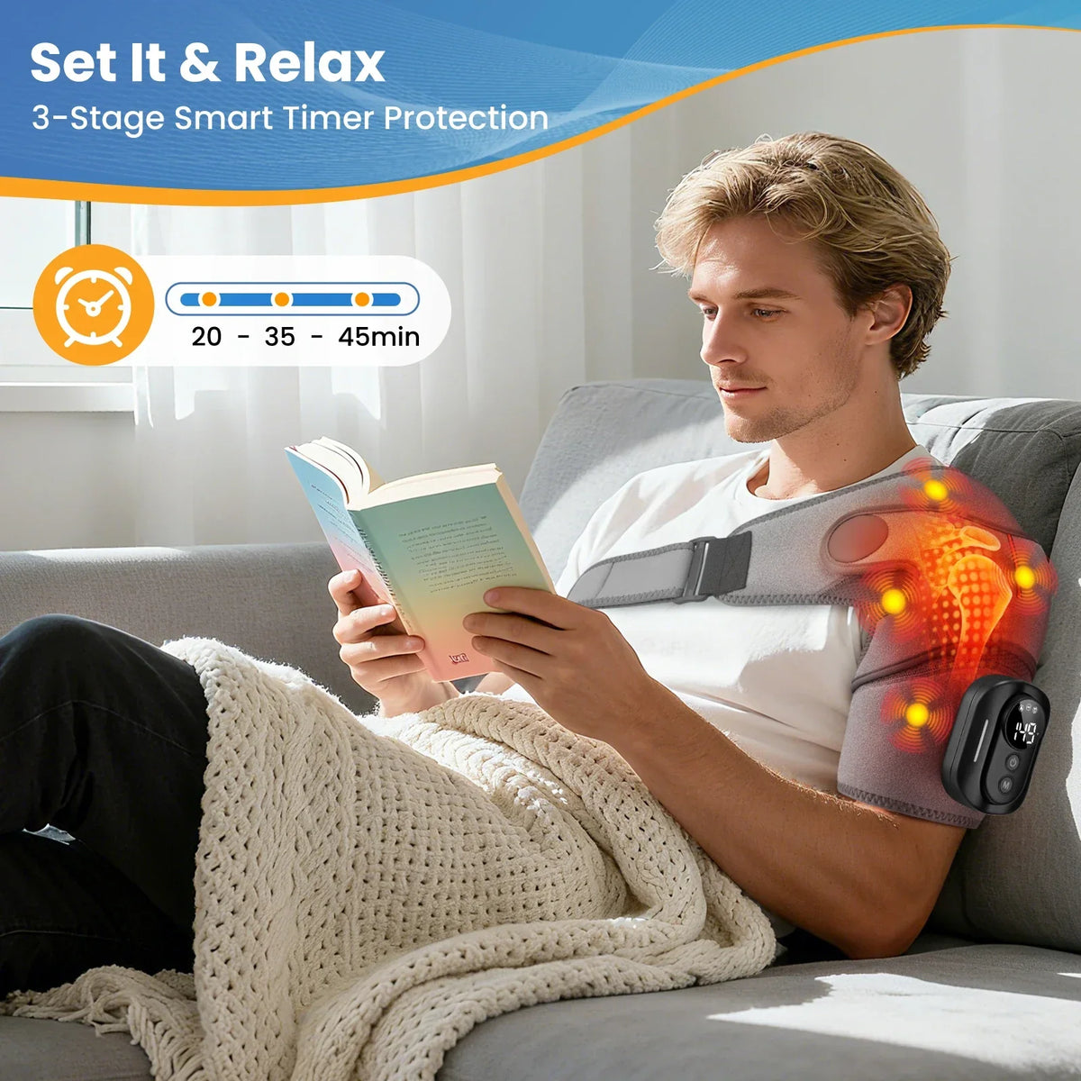 Heated Shoulder Massage Belt - Image 8