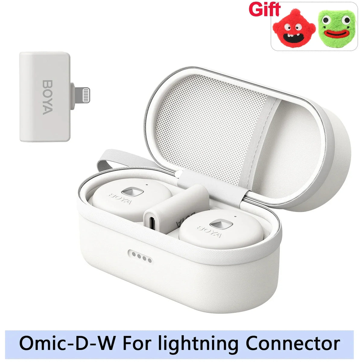 BOYA Omic D/U Wireless Lavalier Microphone - Omic-D-W-CW